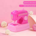Kids mini sewing machine toy battery operated vibration features. 