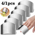 4-1pcs Kitchen Tool Accessories Stainless Steel Finger Guard Safety Cut vegetables Hand Guard Kitchen Tool Finger Protector Tool. 