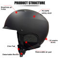 Universal New Ski Helmet Integrally-Molded Breathable Vents Adjustable Head Size For  Men Women Safety Snowboarding Helmet. 
