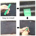 Plastic Air Conditioner Fin Cleaning Tool Portable Universal Condenser Radiator Fin Comb for Auto Cooling System CleanRepair Kit. 