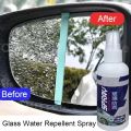 Water Repellent 100ml Spray Anti Rain Coating For Car Glass Hydrophobic Anti-rain Liquid Windshield Mirror Mask Auto Polish Kit. 