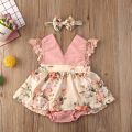 Baby Girl Dress New 2-piece Red Flower Baby Clothing Newborn Girl Lace Dress Princess Skirt Clothing 0-24M Princess Dress. 