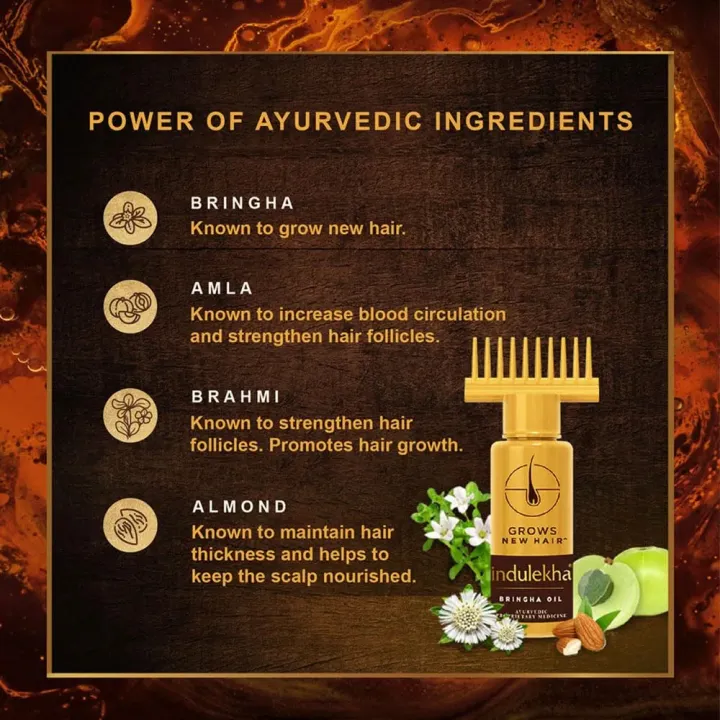 INDULEKHA%0ABringha%20Hair%20Oil%20Selfie%20Bottle,%20100Ml%20-%20Image%205