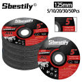 5/10/20/30/50pcs/set 125mm 5inch Cut Off Wheels Ultra Thin Cut-Off Disc Metal & Stainless Steel Cutting Disc for Angle Grinder. 