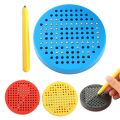 Mini Magnetic Bead Board for Kids Magnetic Drawing Board for Toddlers School Kindergarten Magnet Toys Gift Drawing Stylus Round Magnet Tablet Pad Erasable Reusable Writing Playboard Stem. 