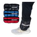 ANKLE WEIGHTS 2 KG x 2 KG = 4 KG, Adjustable Pair Weight Ankle wrist Strap Leg Strength Resistance Bands for Speed Training Running Exercise Workout Fitness Band. 