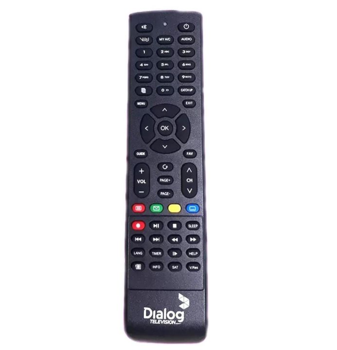 Dialog Remote for Universal Dialog Satellite Television All TV Receiver Remote Control