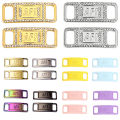 1Pair AF1 Diamond Shoe Charms Fashion Laces Buckle Quality Metal Shoelaces Decorations Chapa Air Force One Shoes Accessories.