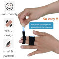 Pexmen 1/2/5/10Pcs Buddy Tape Finger Straps With Padded No-Slip Hook and Loop Finger Splint Solution To Support Injured Fingers.