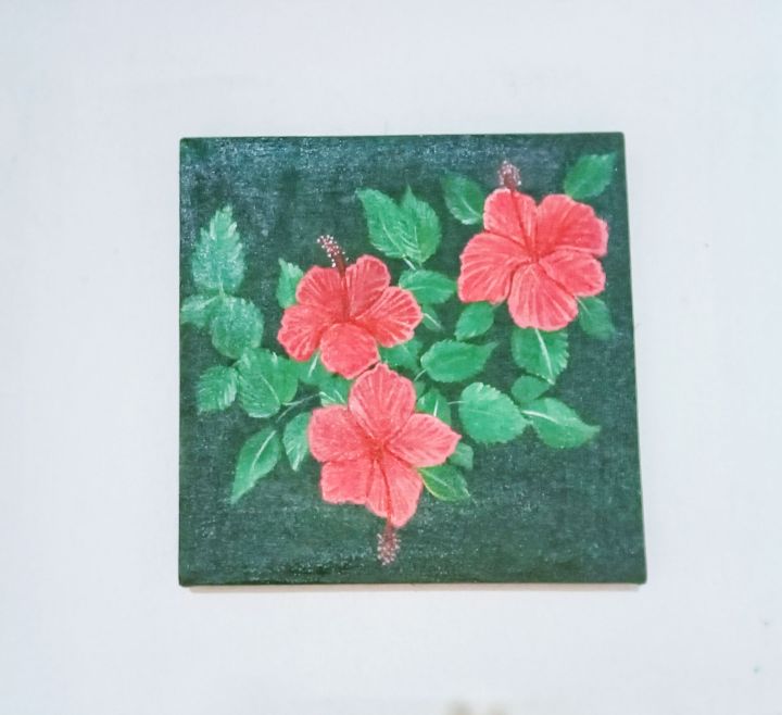 8/10 size canvas painting flowral paint 100% hand paint waterproof wall decor