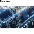 Dark Icon Tie Dyeing Bandana Button Down Shirt Men Paisley Vintage Men's Shirts Hoiday Beach Hawaiian Shirts 2023 Summer Man Clo. 