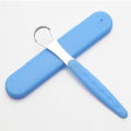 Stainless Steel Tongue Ser With Portable Travel Case Metal Tongue Cleaner Oral Brush Easy To Clean For Reduce Bad Breath. 