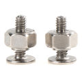 10Set High Quality Metal Mounting Kit Stand Off Screw For ASUS ITX Motherboard M.2 Low Short Screw Sliver. 