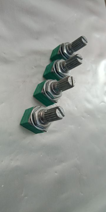 B10k%206-pin%20(B103)%20Volume%206-pin%2010kb%20Green%20Square%20volume%2015mm%20total%20threaded%20(5-pack)%20variable%20resistor%20Rotary%20-%20Image%204