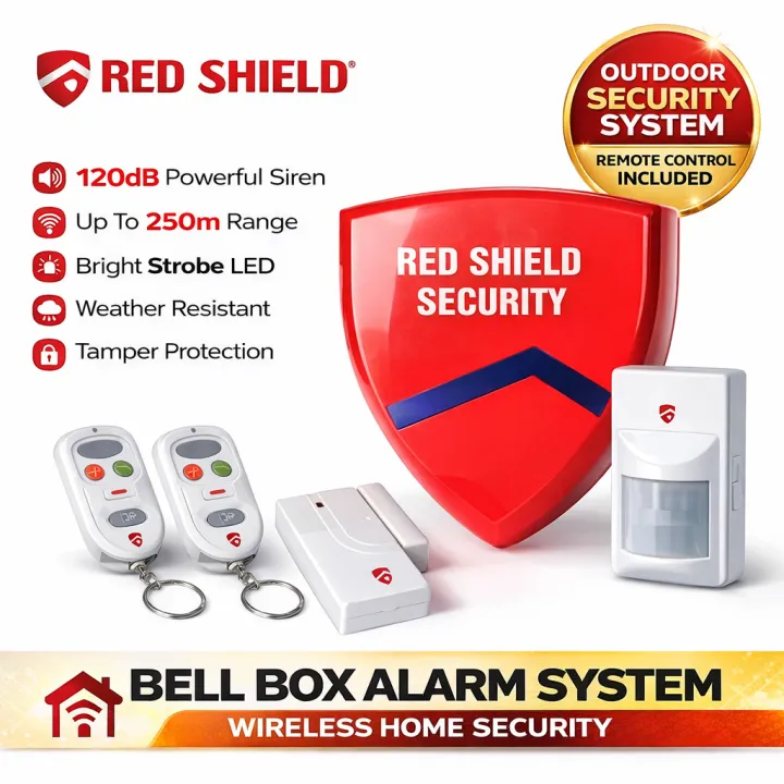 Bell Box Standard Alarm System Wireless Home Security | Daraz.pk