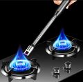 Rechargeable Electric USB Charging BBQ Lighter ARC BBQ Igniter Plused ARC Ignition Fire Starter Gas Stove Windproof Flamless 360 degree bendable soft tube. 