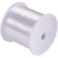110 Yards Clear Invisible Craft Nylon Thread 0.25mm Monofilament Fishing Line Bead String Cord for Gemstone Jewelry DIY Making. 