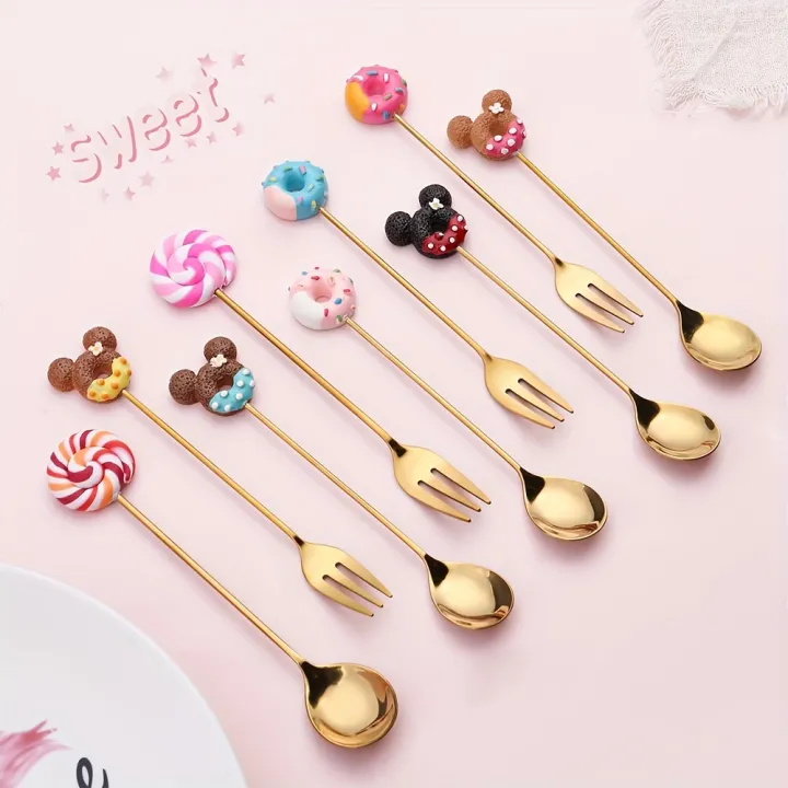 4PCS%20Stainless%20Steel%20Creative%20Candy%20Donut%20Dessert%20Fork%20Coffee%20Spoon%20Stirring%20Spoon%20Cartoon%20Creative%20Fork%20-%20Image%204