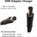 HP Laptop Power Charger AC Adapter Big Port 65W 18.5V 3.5A Pin Size. 