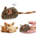 Funny Plush Mice Cat Toy Simulation Mouse Kitten Toy Bite-resistant Automatic Chirping Interactive Cat Chew Toy Interactive Cat.