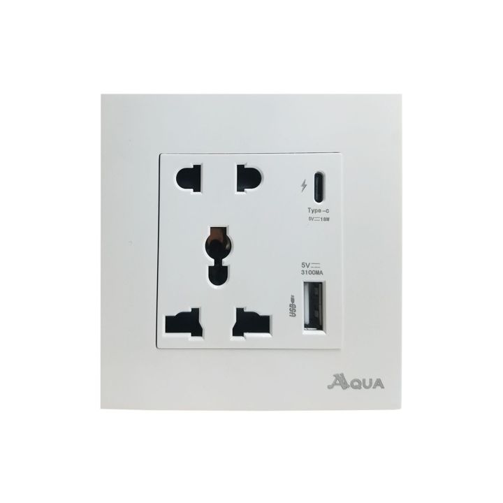 High-Quality USB and Type-C Multi-Light Plug: China Fitting Switch Board