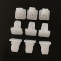 50Pcs 8* 8.5mm Plastic Rivets Fastener bumper nut screw seat quick screw seat self tapping nail base headlight taillight square.