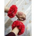 artificial flower gajray - artificial gajray - maroon gajray - gajray - gajra. 