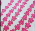FASHION! (2 GAZ) TOP QUALITY MILKY FLOWERS DESIGNER LACE FOR WOMEN CLOTHES/Size 1.5 inch width. 