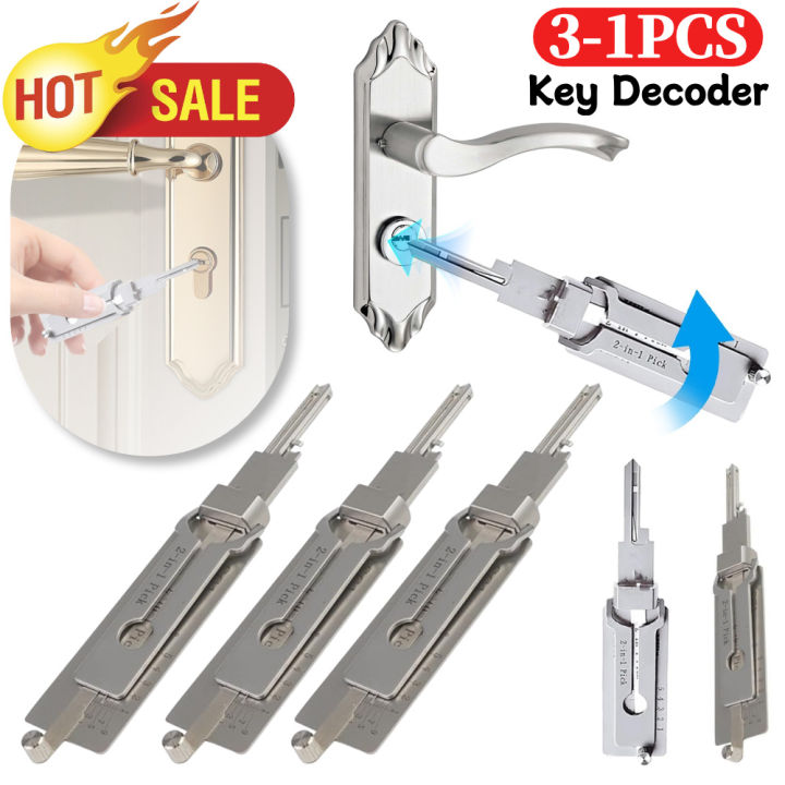 Southern Steel Key Decoder Stainless Steel Key Decoder SS001 O-ring Pickup Kit Hook Tool Pickup ...