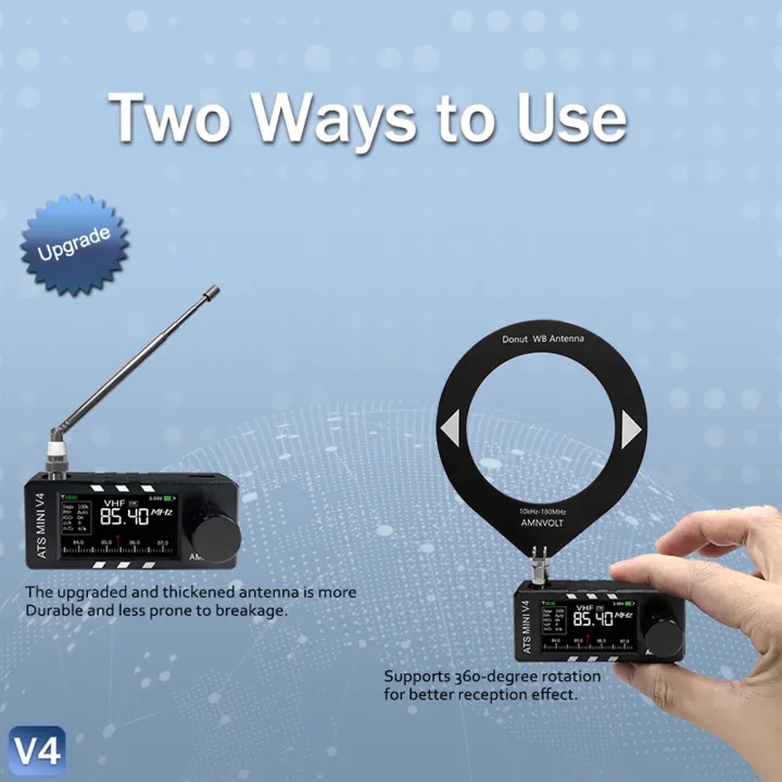 AMNVOLT%20V4/V3S%20ATS%20MINI%20SI4732%20Pocket%20Radio%20ALL%20Band%20DSP%20Radio%20FM%20AM%20SSB%20LSB%20USB%20Receiver%20Bracket,%20with%20Hi-Z%20Circuit%20ESP-32-S3%20-%20Image%203