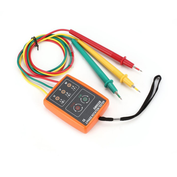 SM852B%203%20Phase%20Rotation%20Tester%20Digital%20Phase%20Indicator%20Detector%20LED%20Buzzer%20Phase%20Sequence%20Meter%20Voltage%20Tester%2060V~600V%20AC%20-%20Image%202