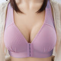 Plus Size Seamless Sexy Open Cup Bra for Maternity Clothes Pregnancy Women Front Closure Breastfeeding Underwear Nursing Bras. 