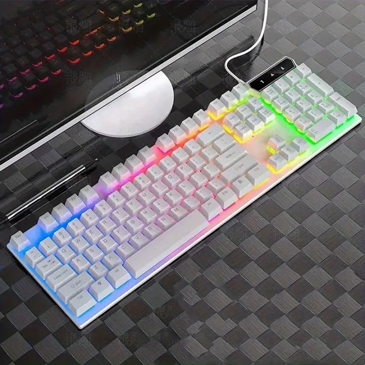 Acer YKB913 Wired Membrane Keyboard Feel Like Mechanical for Notebooks and Desktops Laptop With RGB Lights