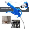 Car Air Duster Spray Gun with 5m Coiled Hose Truck Dust Blower Clean Nozzle Blow Spray Tool Kit Spray Gun Cleaning(blue). 