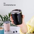 300ml Thermos Cup Men's and Women's Exquisite Portable Cup 304 Stainless Steel Simple Water Cup Office and Home Milk Coffee Cup. 