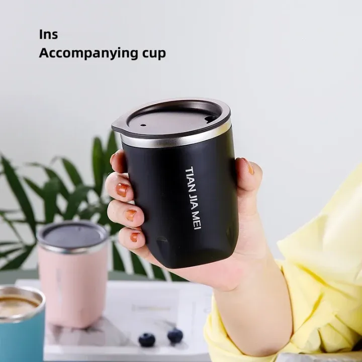 300ml%20Thermos%20Cup%20Men's%20and%20Women's%20Exquisite%20Portable%20Cup%20304%20Stainless%20Steel%20Simple%20Water%20Cup%20Office%20and%20Home%20Milk%20Coffee%20Cup%20-%20Image%205