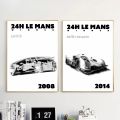 1PC 24 H Le Mans Winner Poster Self-adhesive Art Waterproof Paper Sticker Coffee House Bar Room Wall Decor. 
