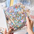 Mr Paper 49pcs/bag Business Town Series Mini 3D Miniature Scenography Sticker Book Visual Stacking Scene Stickers DIY  Decor. 