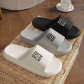 Fashion Summer Couple Non-slip Flat Slides Soft Cosy Seabeach Sandals Men's Slippers Women Casual Home Indoor Flip Flops. 