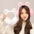 Winter Folding Portable Cold Protective Furry Plush
Earmuffs Windproof Outdoor Soft Comfortable Fur
Ear Protection Muffs. 
