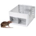 Humane Smart Double Door Rat Trap Steel No Kill Live Catch with Air Holes Mice Trap Effective Sanitary Safe Mouse Cage Traps. 