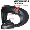 Breathable Face Mask Replacement For Oculus Quest 2 Facial Interface Bracket Foam Pad 3 in 1 With Joystick Caps For Meta Quest 2. 