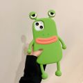 Funny Soft Silicone 3D Frog Phone Cases for IPhone 15 14 13 12 11 Pro Max Mini XR 7 8 Cartoon Cute Shockproof Bumper Cover. 