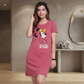 Stylish And Comfortable Ladies' Long T-Shirt - T Shirt For Women Girls Casual Cotton Summer Wear. 