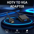 HDTV TO VGA HD 1080P HDMI-Compatible To VGA Cable Converter HDTV Male to VGA Female Converter Adapter for Tablet. 