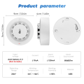 Tuya WiFi Temperature and Humidity Sensor Smoke Detector Protection Alarm Smoke House Combination Firefighters. 