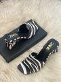 Zara Zebra Heel shoes. 