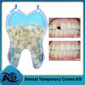 AG 50 Pcs/Box Dental Temporary Crown Kit Anterior Front Molar Posterior Teeth Veneers Dentistry Tooth  Dental Tools. 