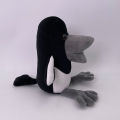 22cm Steve and Maggie Plush Toy New Halloween Kawaii Magpie Crow Peluche Toys Soft Stuffed Animal Doll Pillows for Holiday Gifts. 