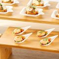 50 Pcs Dessert Plate High-quality Trays Serving Home Plates Water Drop Disposable Fruit Dinner Dishes Paper. 
